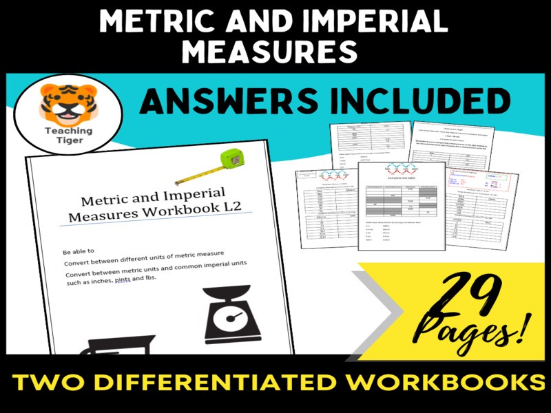 Mash > Converting Metric and Imperial Measures Workbook